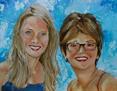 M&M 2 olie op paneel 30 x 40